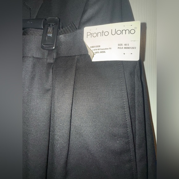 Men's Black Suit Blazer - Picture 7 of 11